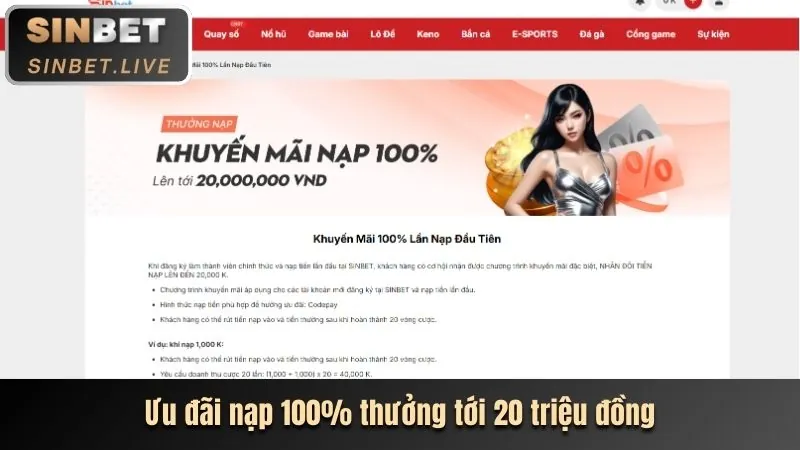Khuyến mãi độc quyền khi tải app Lucky8